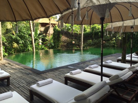 Pool at the Komenka at Rasa Sayang Hotel in Ubud