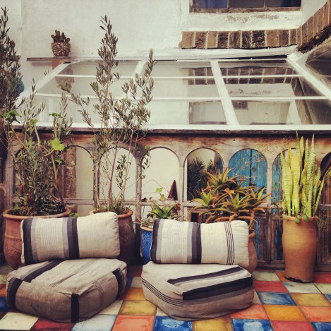 Rooftop lounge at Maison Hiya