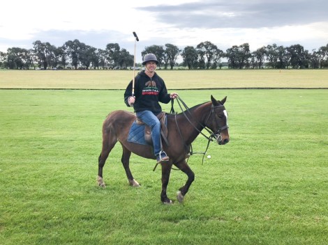 Eric and his polo partner